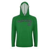 Custom Emerald Green Blue Green UV-Hoodie