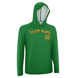 Custom Emerald Green Gold UV-Hoodie