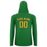 Custom Emerald Green Gold UV-Hoodie