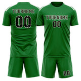 Custom Emerald Green Olive Soccer Jersey
