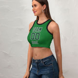 Custom Emerald Green Green Sleeveless Tank Top
