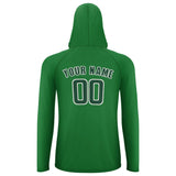 Custom Emerald Green Green UV-Hoodie