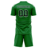 Custom Emerald Green Green Soccer Jersey