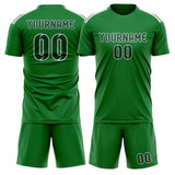 Custom Emerald Green Green Soccer Jersey