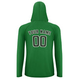 Custom Emerald Green Dark Green UV-Hoodie