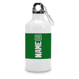 Custom Emerald Green White Sports Bottle