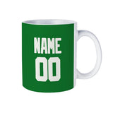 Custom Emerald Green White Mug