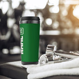 Custom Emerald Green White Stainless Steel Water Cup