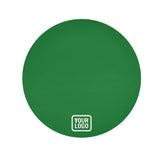 Custom Emerald Green White Round Table Cloth