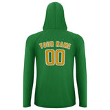 Custom Emerald Green Yellow UV-Hoodie