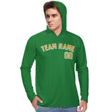 Custom Emerald Green Yellow UV-Hoodie