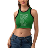 Custom Emerald Green Emerald Green Sleeveless Tank Top