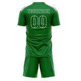 Custom Emerald Green Emerald Green Soccer Jersey