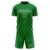 Custom Emerald Green Emerald Green Soccer Jersey