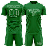 Custom Emerald Green Emerald Green Soccer Jersey