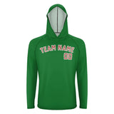 Custom Emerald Green Copper Rose UV-Hoodie