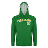 Custom Emerald Green Gold UV-Hoodie