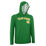 Custom Emerald Green Gold UV-Hoodie
