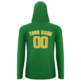 Custom Emerald Green Gold UV-Hoodie