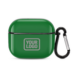 Custom Emerald Green Gray AirPods Case (3rd Generation)