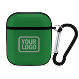 Custom Emerald Green Gray AirPods Case