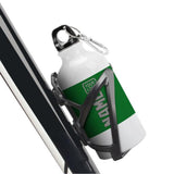 Custom Emerald Green Gray Sports Bottle