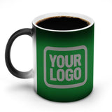 Custom Emerald Green Gray Magic Mug