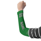 Custom Emerald Green Gray Arm Sleeve