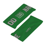 Custom Emerald Green Gray Sports headband