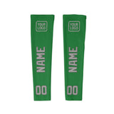 Custom Emerald Green Gray Arm Sleeve