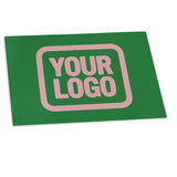 Custom Emerald Green Light Pink Flag