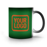 Custom Emerald Green Orange Magic Mug