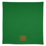 Custom Emerald Green Khaki Square Table Cloth