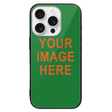 Custom Emerald Green Orange Phone Case