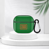 Custom Emerald Green Orange AirPods Case (3rd Generation)