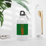 Custom Emerald Green Orange Sports Bottle