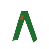 Custom Emerald Green Orange Headband