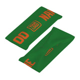 Custom Emerald Green Orange Sports headband