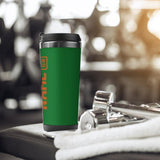 Custom Emerald Green Orange Stainless Steel Water Cup