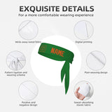 Custom Emerald Green Orange Headband