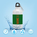 Custom Emerald Green Orange Sports Bottle