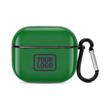 Custom Emerald Green Purple AirPods Case (3rd Generation)