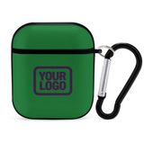 Custom Emerald Green Purple AirPods Case