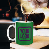 Custom Emerald Green Purple Mug