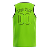 Custom Emerald Green & Emerald Green Colors Design Sports Basketball Jersey
