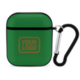Custom Emerald Green Khaki AirPods Case