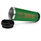 Custom Emerald Green Khaki Stainless Steel Water Cup