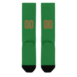 Custom Emerald Green Khaki Knee-High Sock