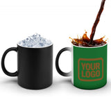 Custom Emerald Green Khaki Magic Mug