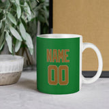 Custom Emerald Green Khaki Mug